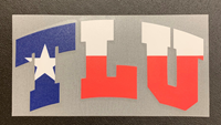 Angelus TLU Texas Flag Print Decal