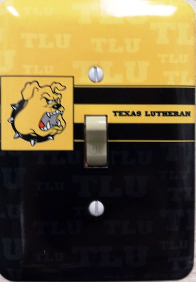 MCM TLU Bulldogs Light Switch Plate Cover