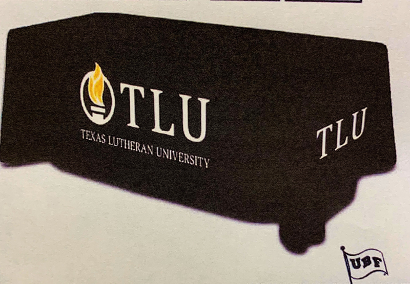 UB TLU Torch Logo 6ft Table Cover (SKU 102059146)