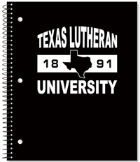 TLU Texas 1891 1 Subject Spiral Notebook