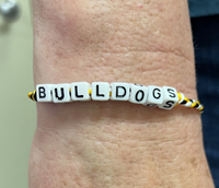 TLU Bulldogs Braid Bracelet