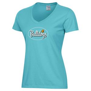 Comfort Wash Women's V Neck SST Freshwater