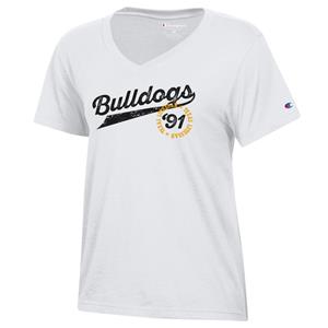 Champion Womens TLU V-neck SST White