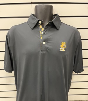 On Par TLU Lucky Black Polo
